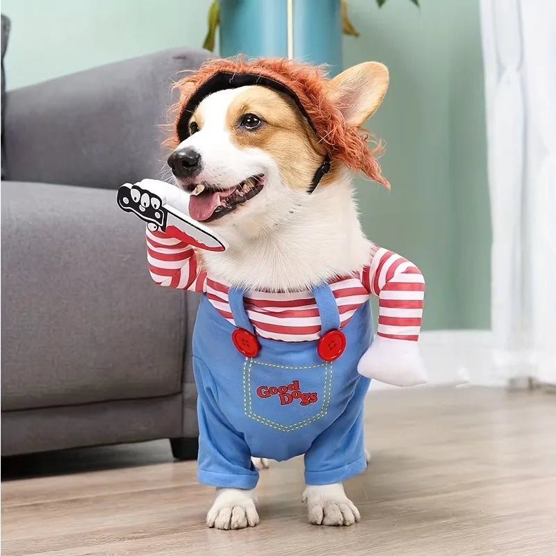 Disfraz de Perro Asesino – Disfraz Divertido de Halloween para Perros
